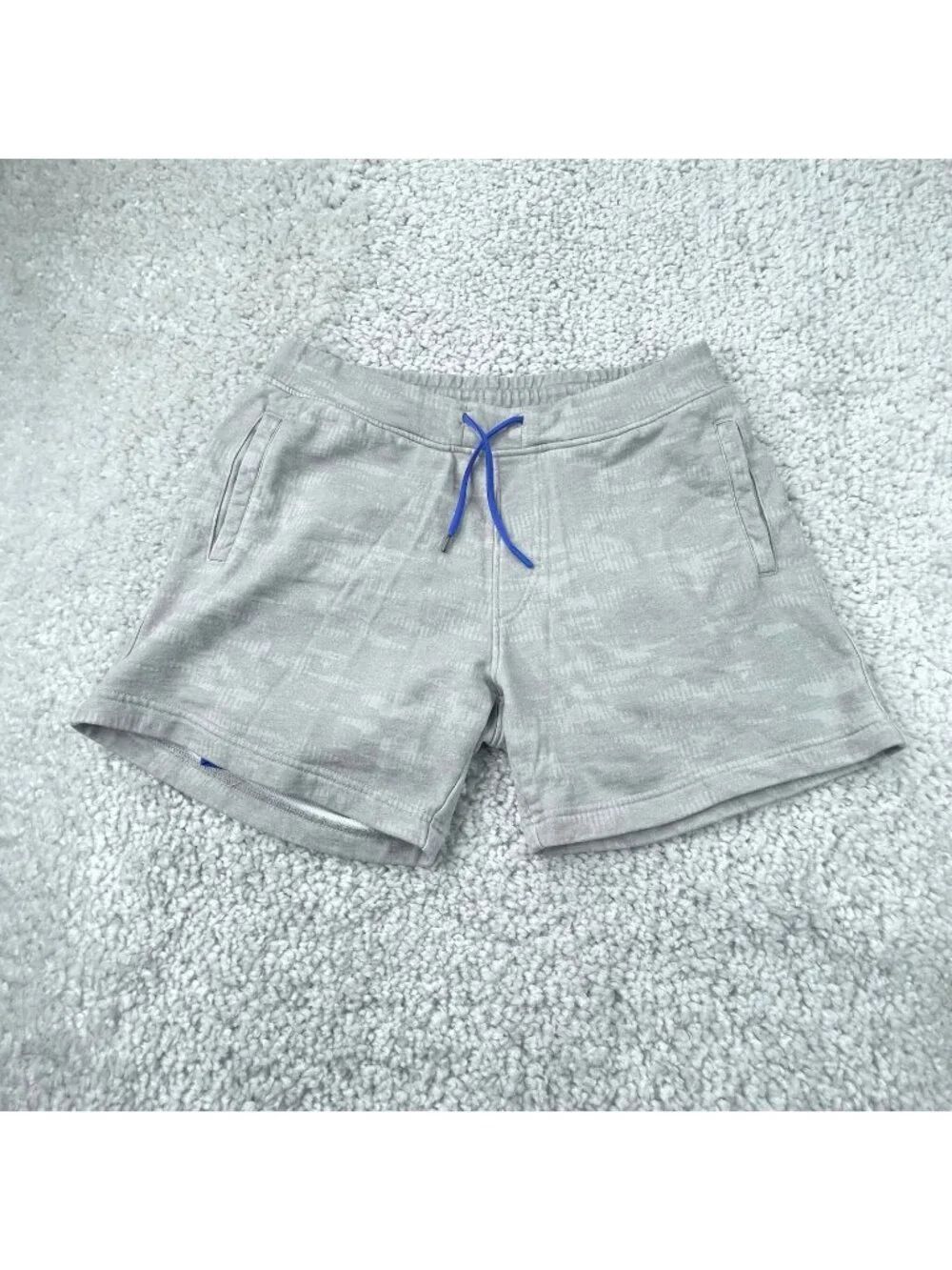 Chubbies Gray Print Spandex Lined Sweatshorts Mens Small